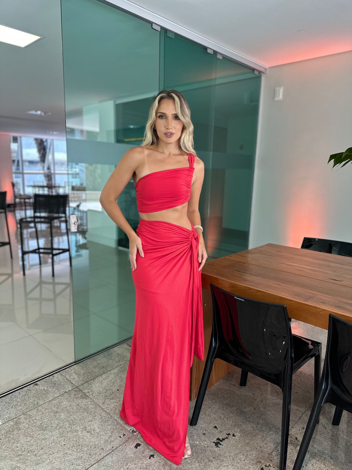 Conjunto Yara Vermelho